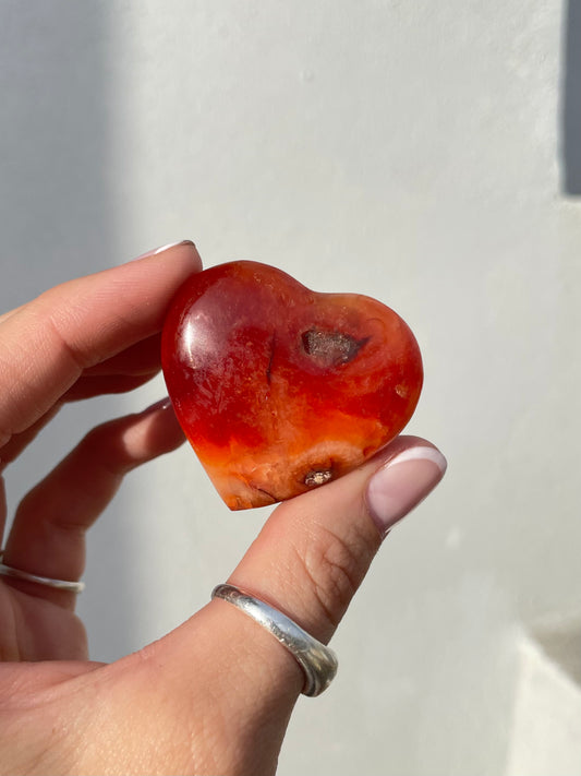 Carnelian Small Heart
