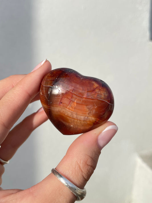 Carnelian Small Heart