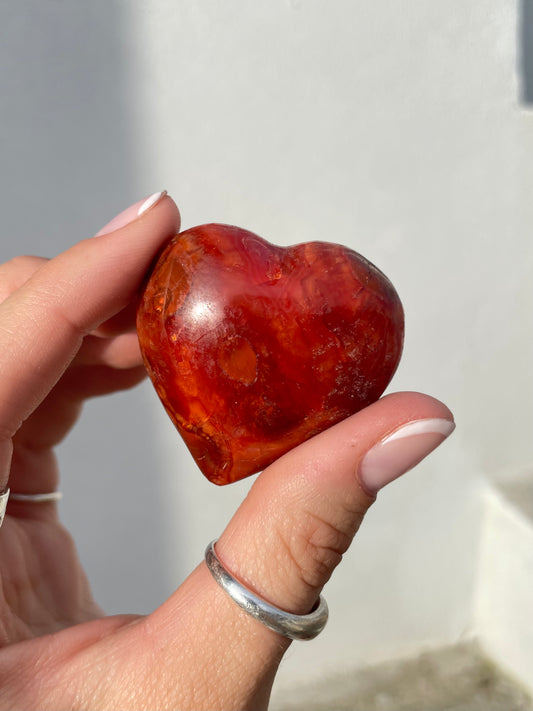 Carnelian Small Heart