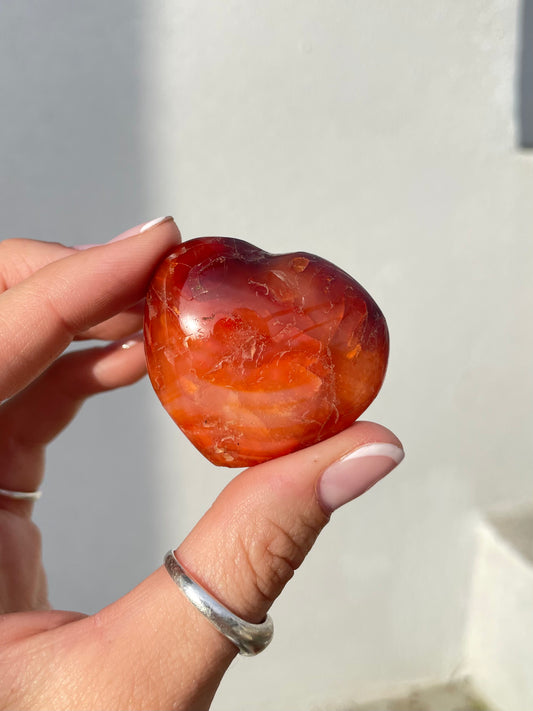 Carnelian Small Heart