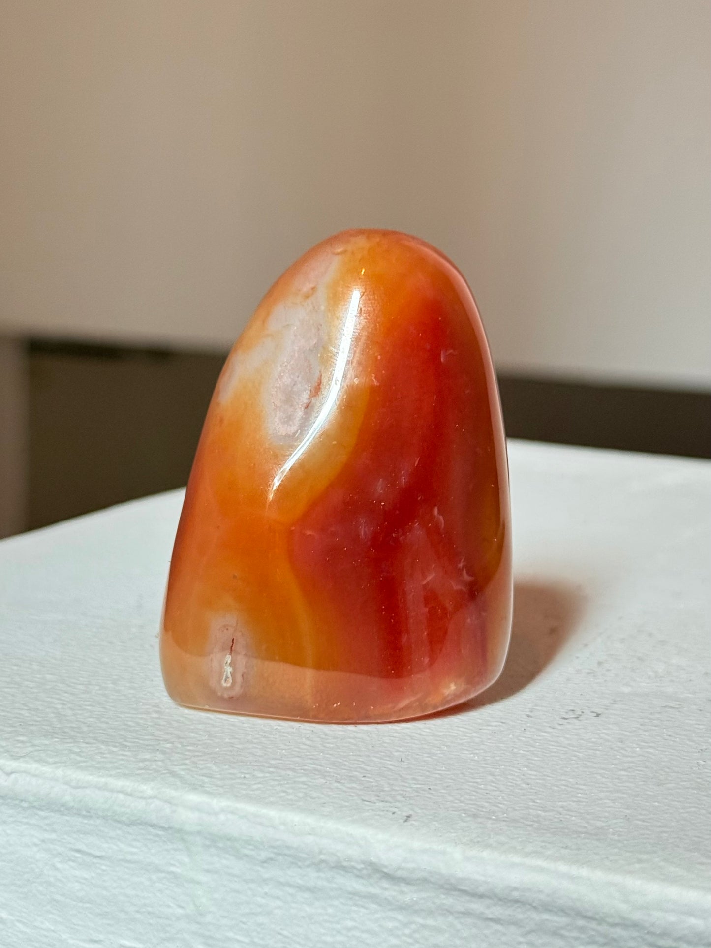 Carnelian Freeform ( Enhanced Color ) | Cornalina Freefrom ( Color Realzado ) - Brazil