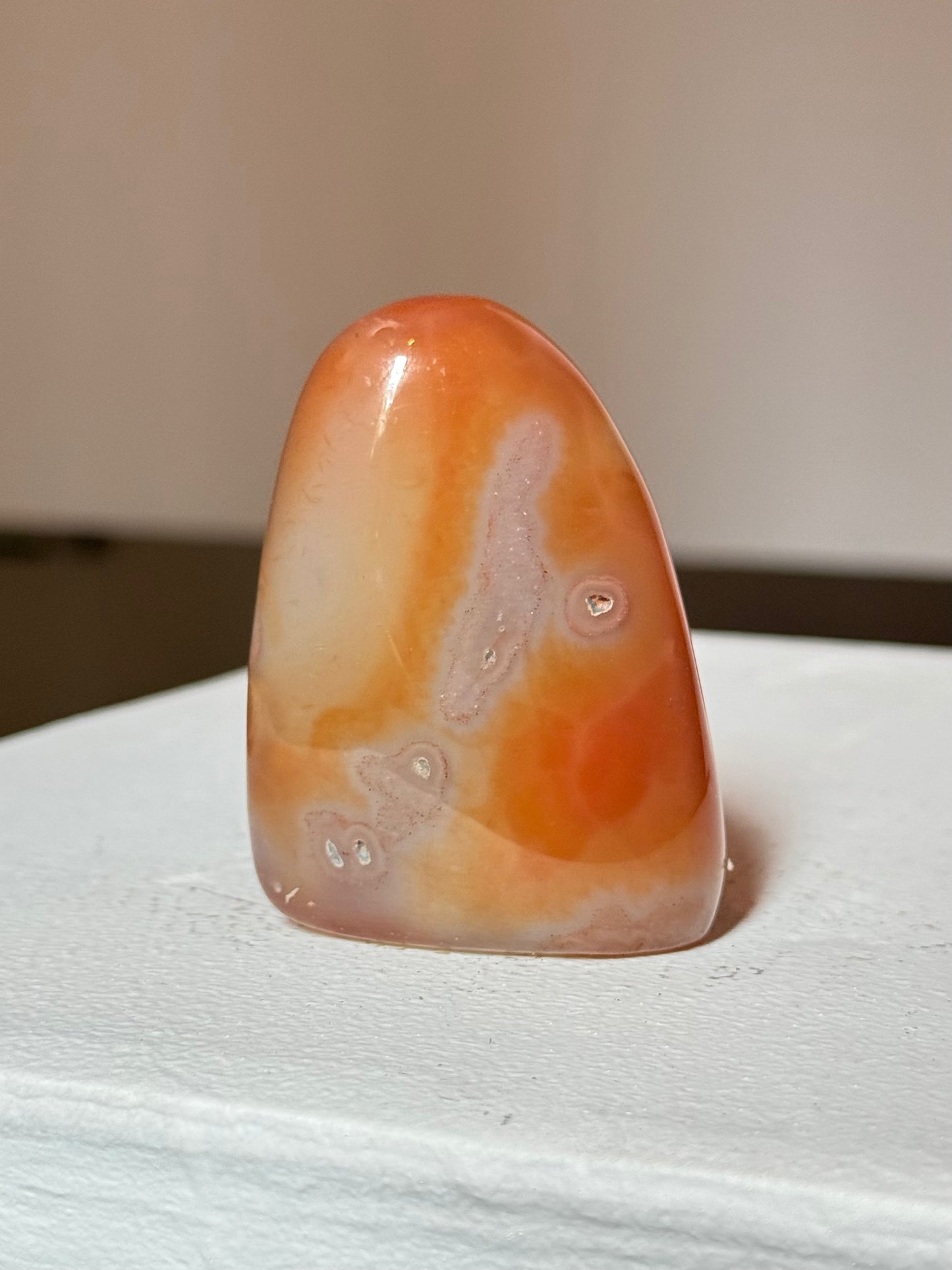 Carnelian Freeform ( Enhanced Color ) | Cornalina Freefrom ( Color Realzado ) - Brazil
