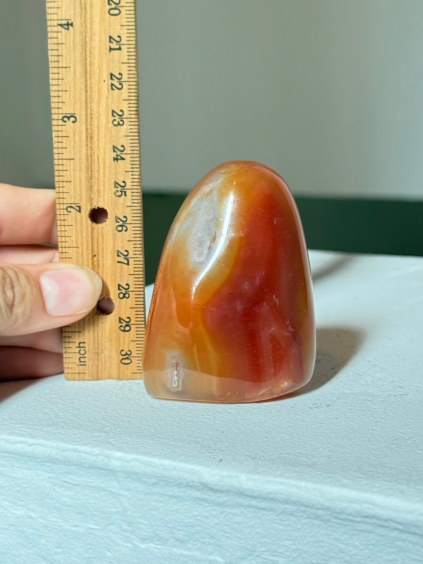 Carnelian Freeform ( Enhanced Color ) | Cornalina Freefrom ( Color Realzado ) - Brazil