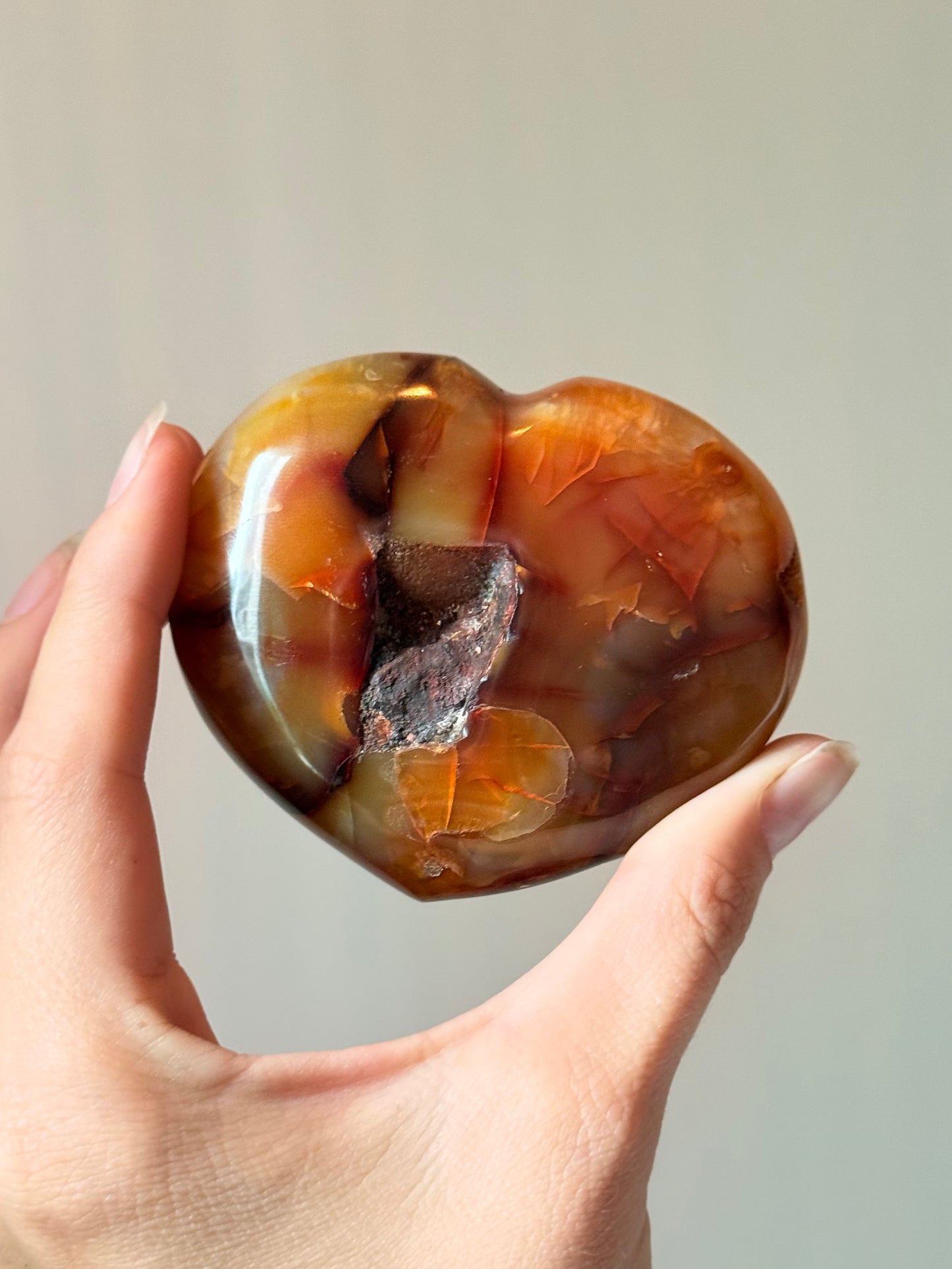 Carnelian Heart | Corazón Cornalina ( Madagascar )