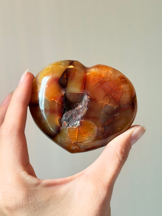 Carnelian Heart | Corazón Cornalina ( Madagascar )