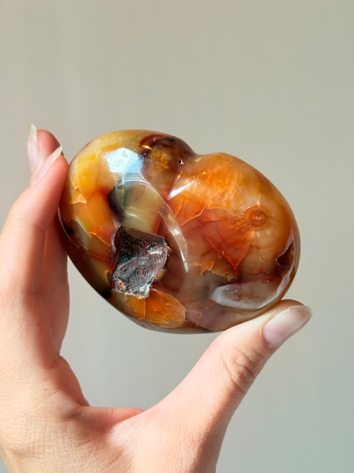 Carnelian Heart | Corazón Cornalina ( Madagascar )