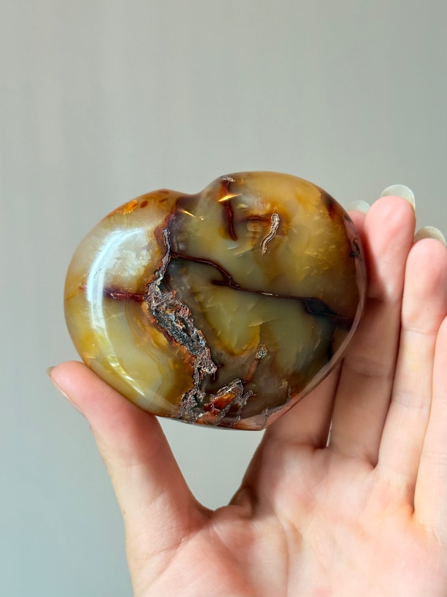 Carnelian Heart | Corazón Cornalina ( Madagascar )