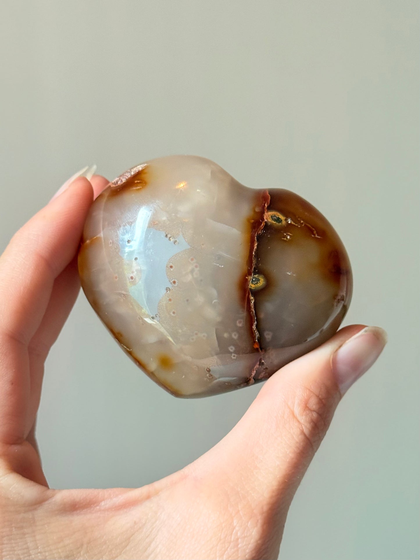 Carnelian Heart | Corazón Cornalina ( Madagascar )
