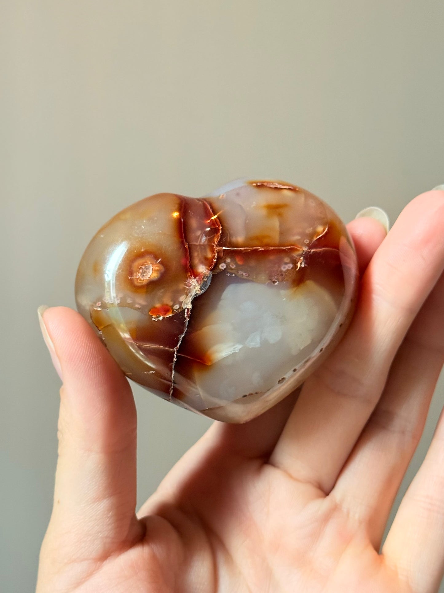 Carnelian Heart | Corazón Cornalina ( Madagascar )
