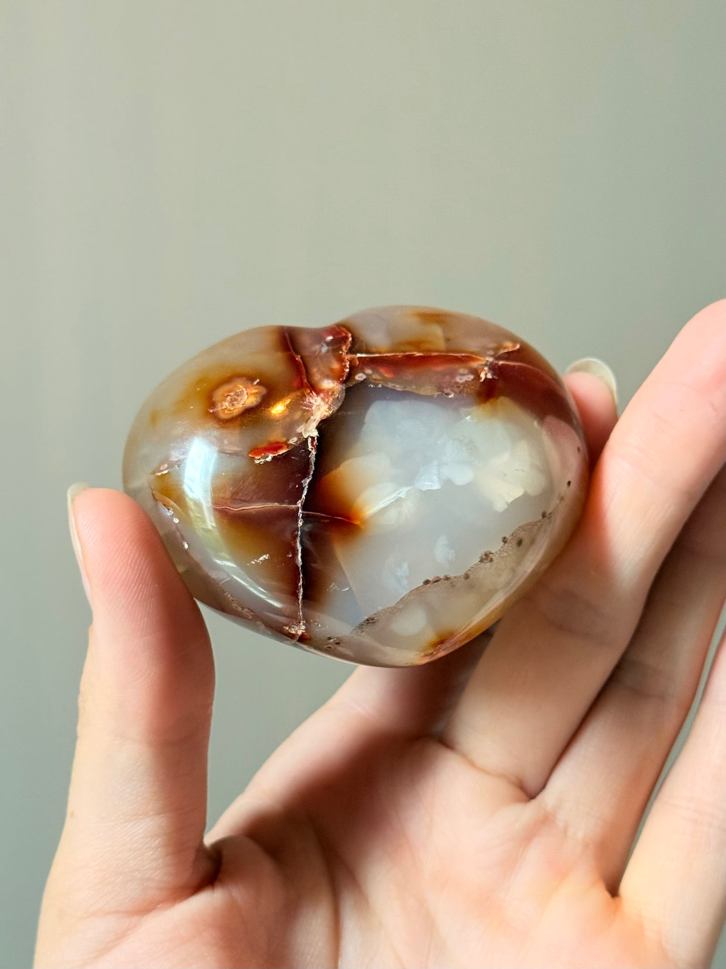 Carnelian Heart | Corazón Cornalina ( Madagascar )