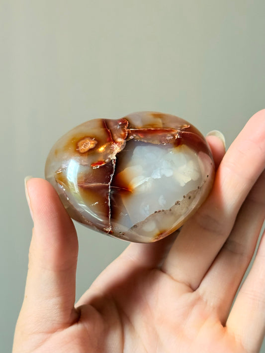 Carnelian Heart | Corazón Cornalina ( Madagascar )