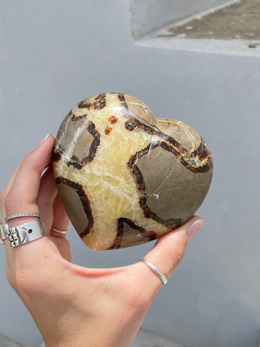 Septarian Heart
