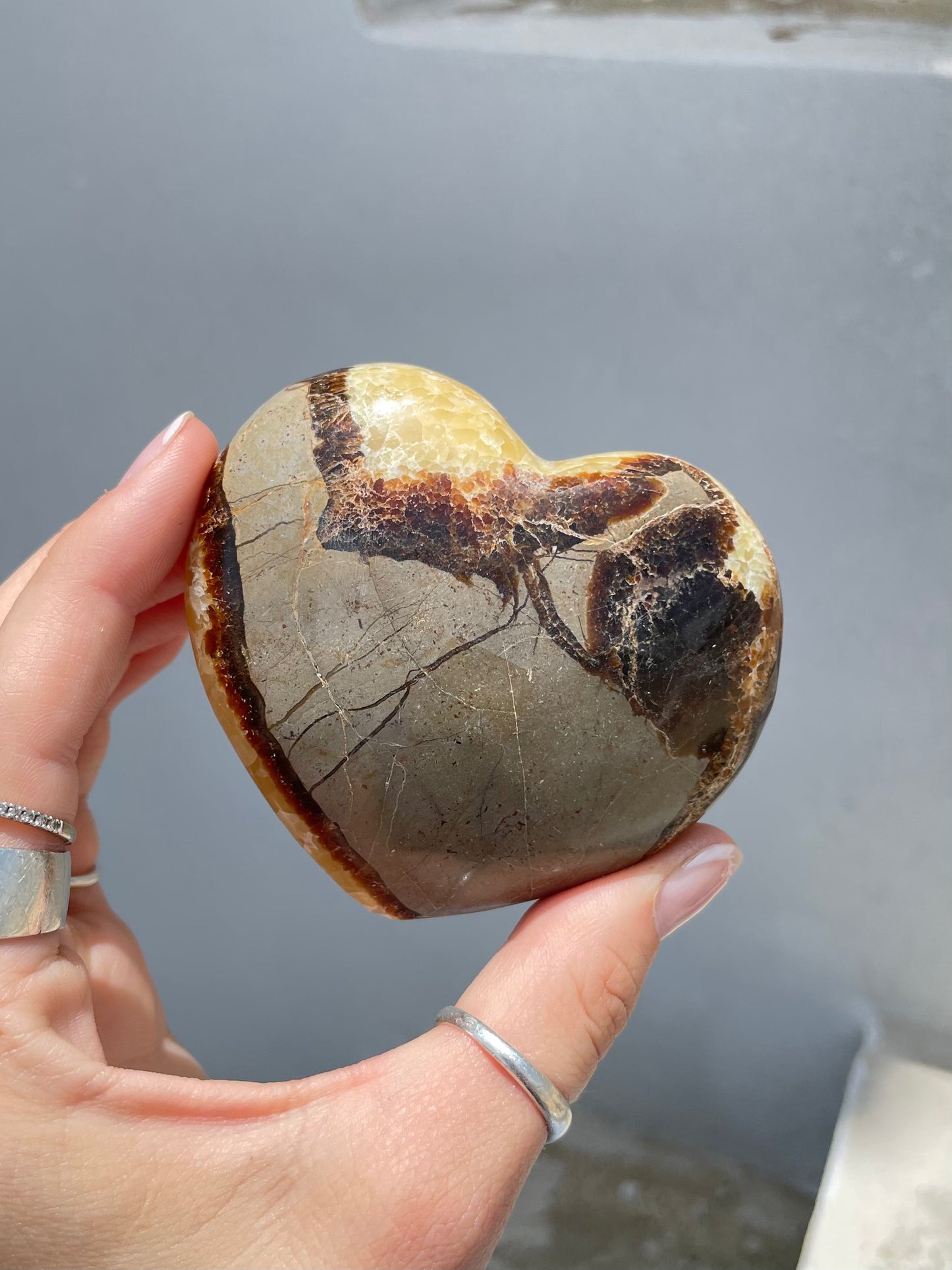Septarian Heart