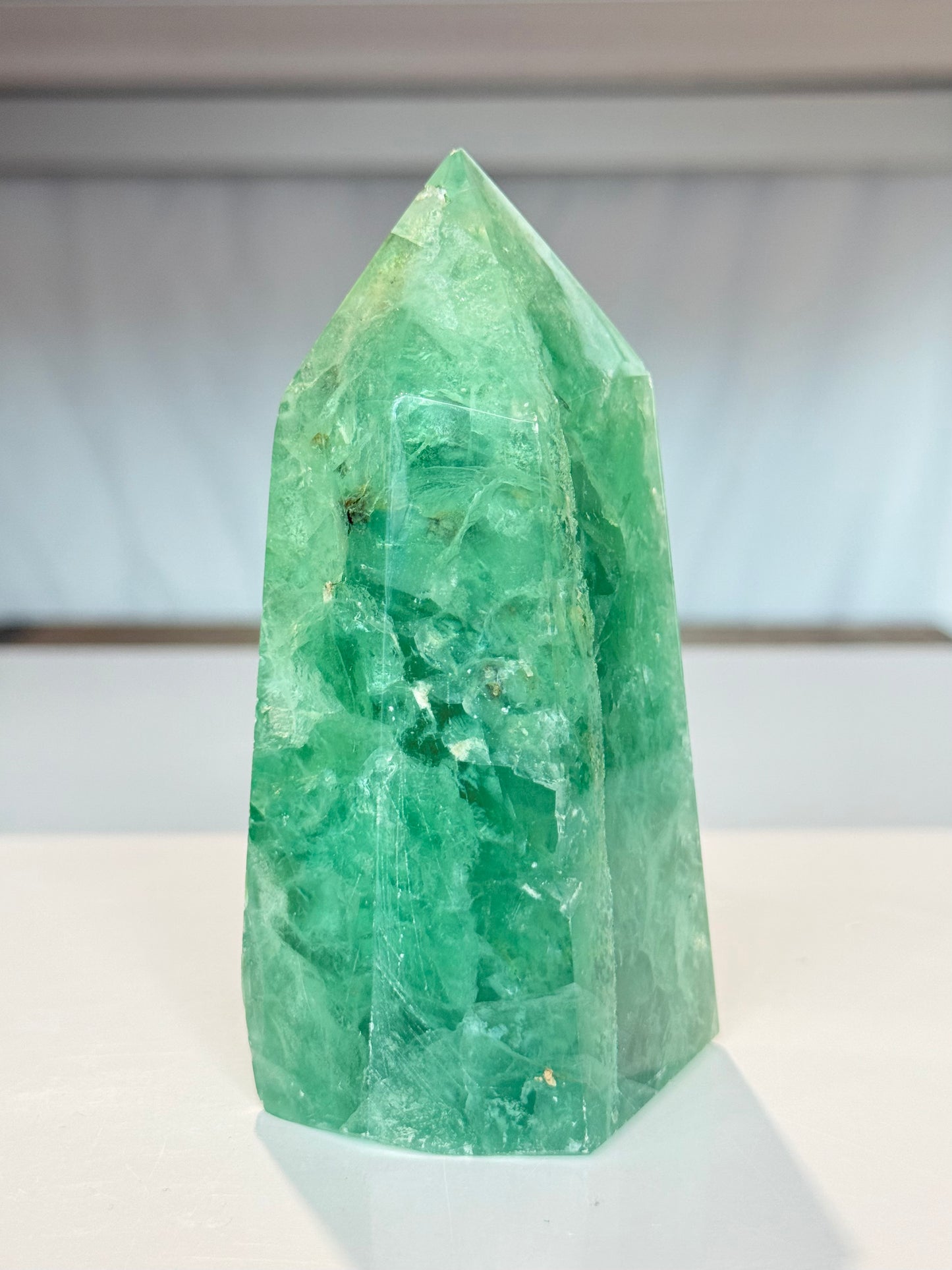 Green Fluorite Point
