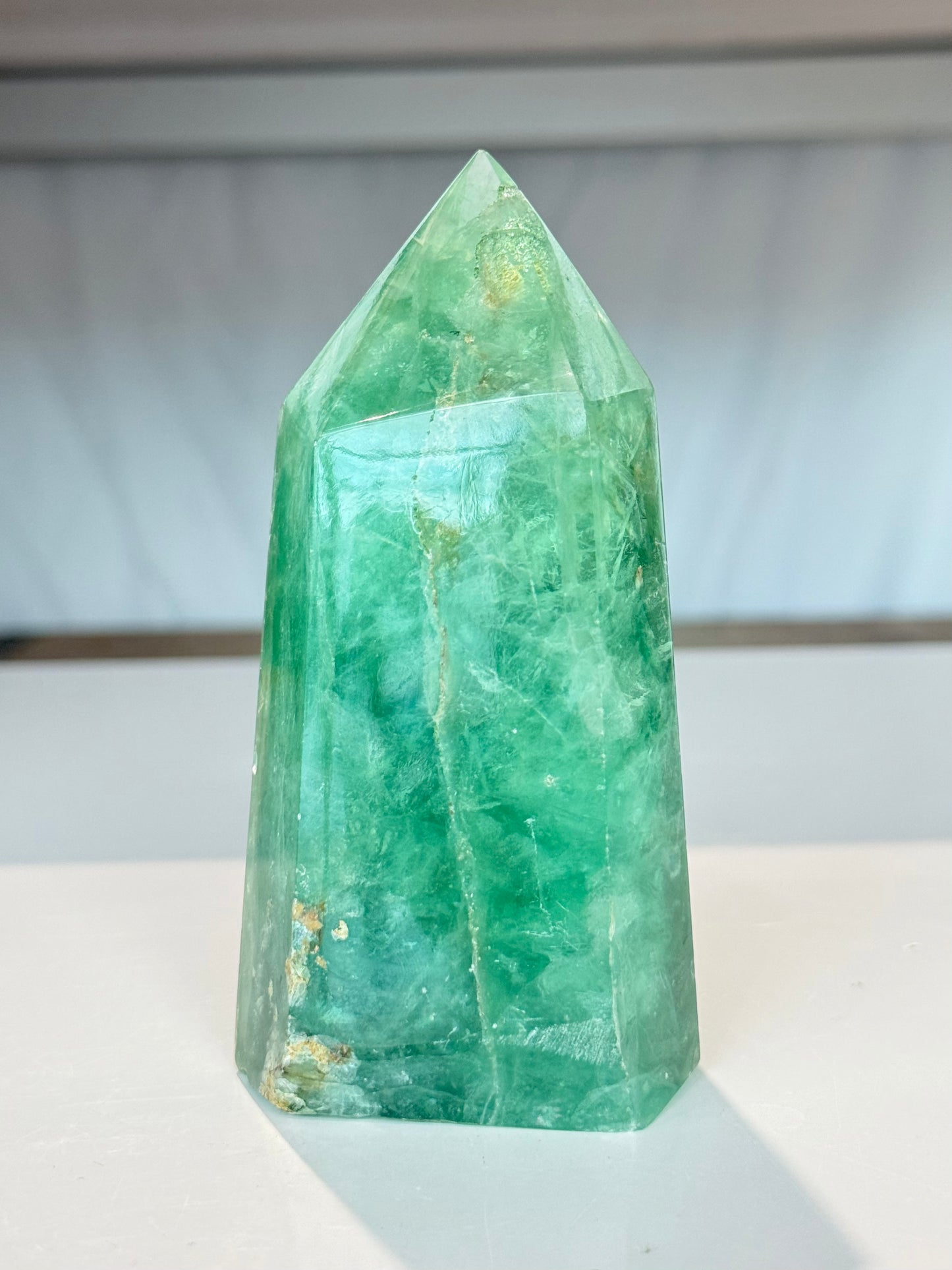 Green Fluorite Point