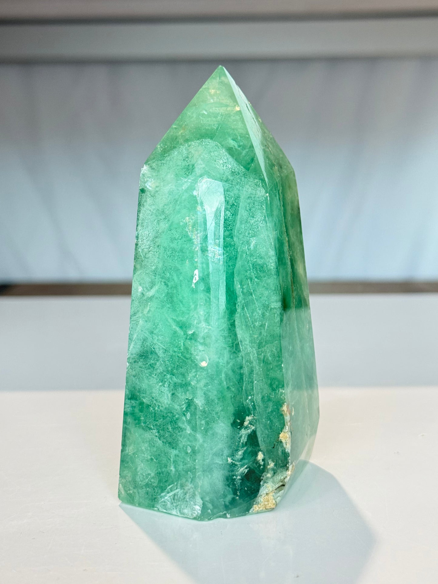 Green Fluorite Point