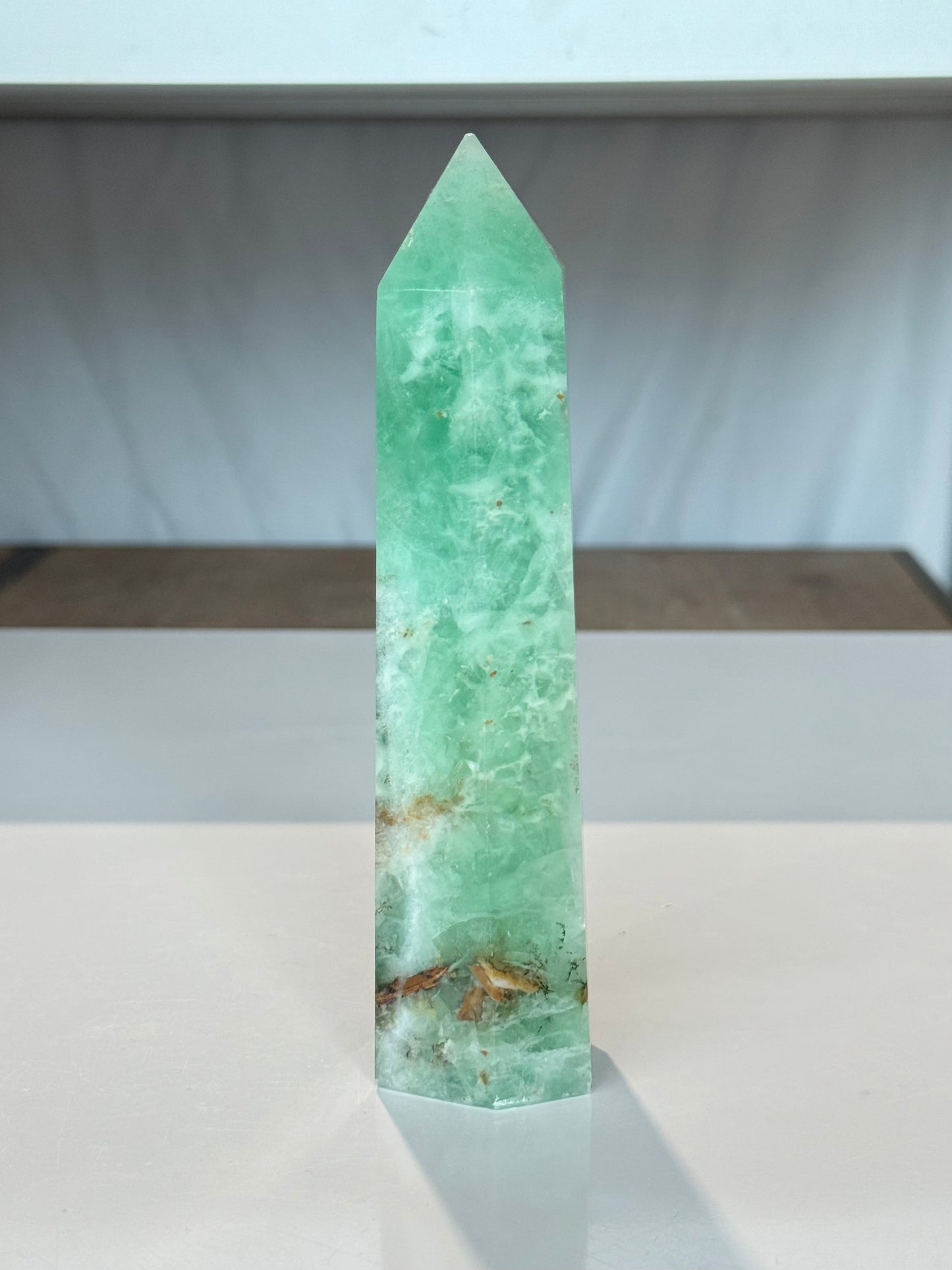 Green Fluorite Point