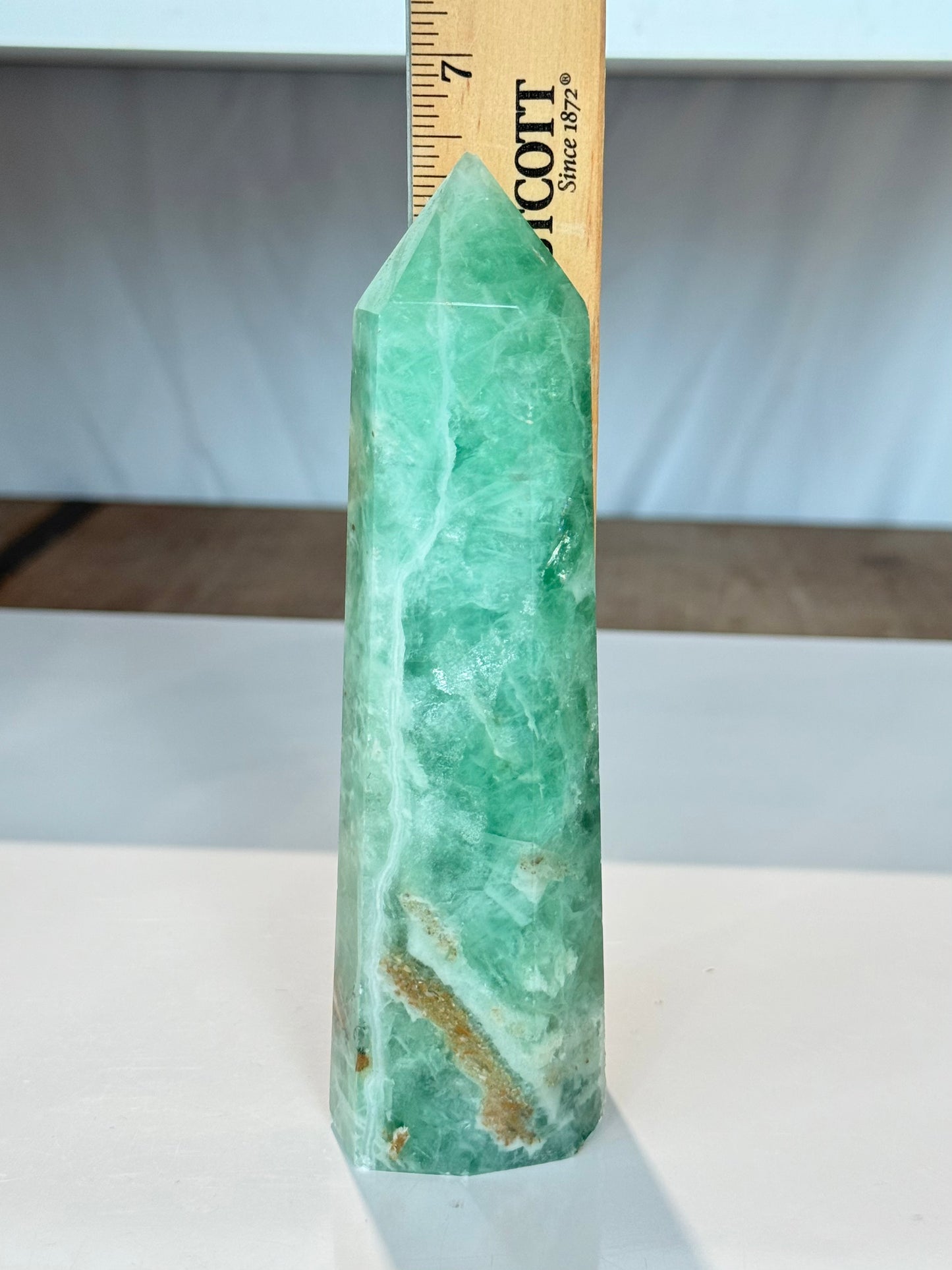 Green Fluorite Point