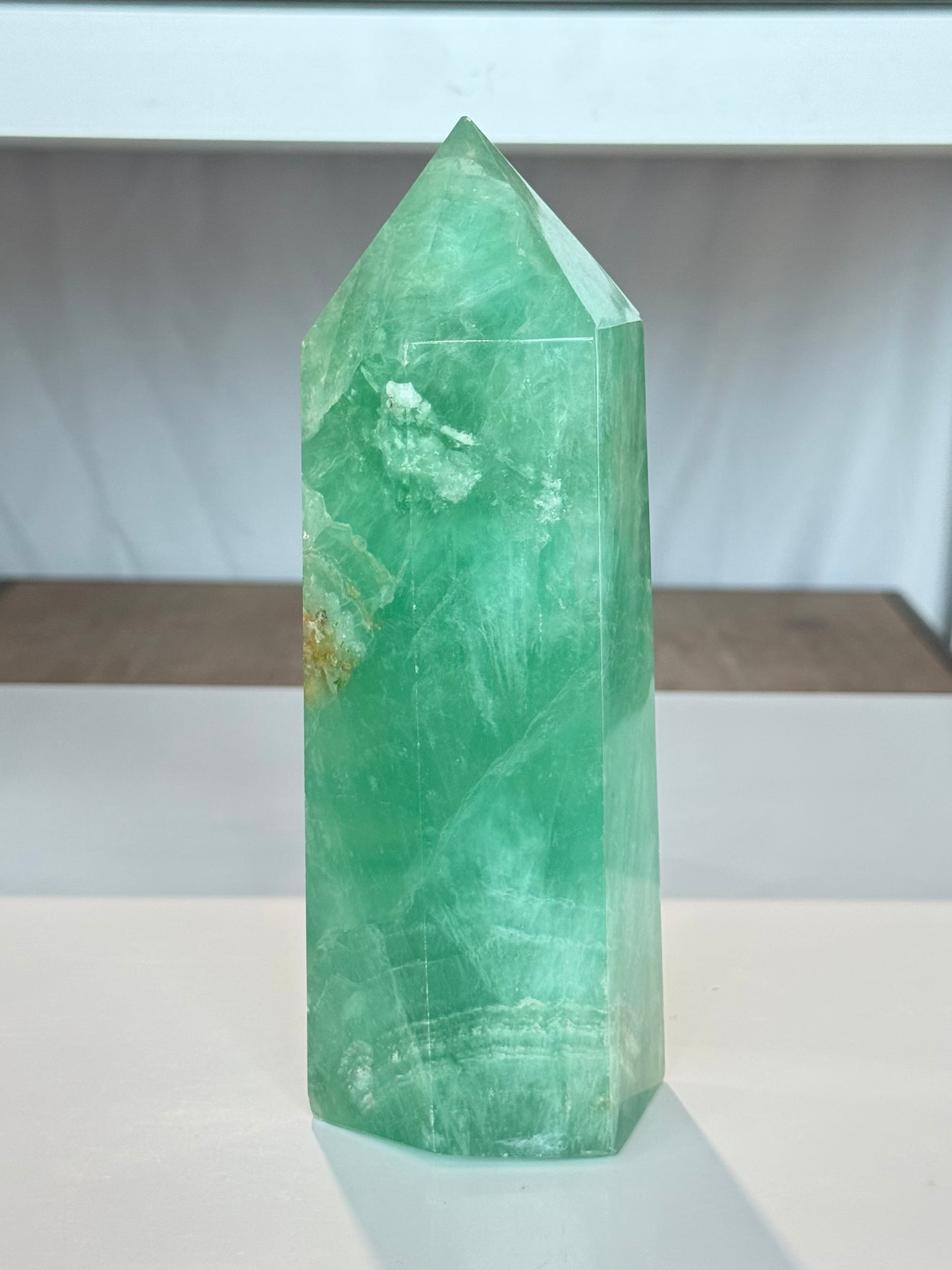Green Fluorite Point