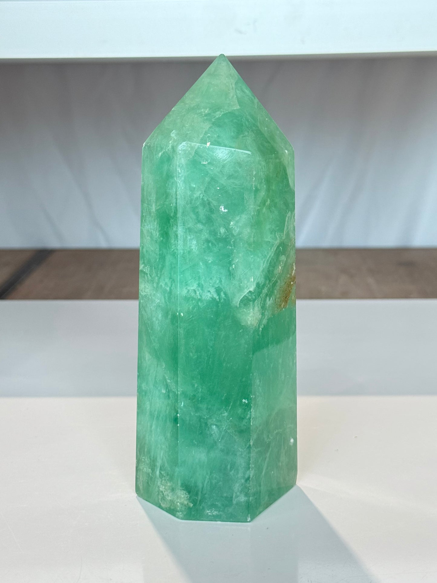 Green Fluorite Point