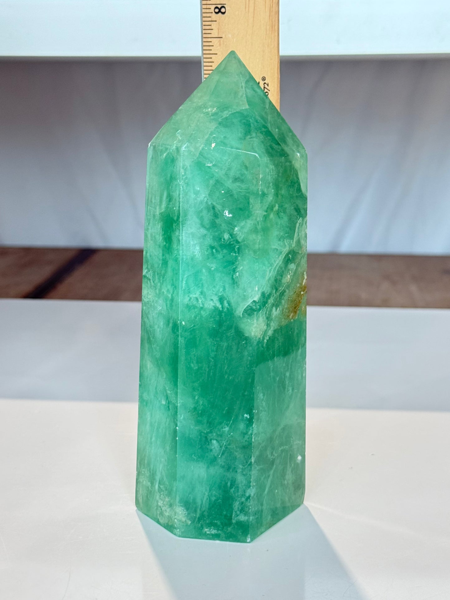 Green Fluorite Point