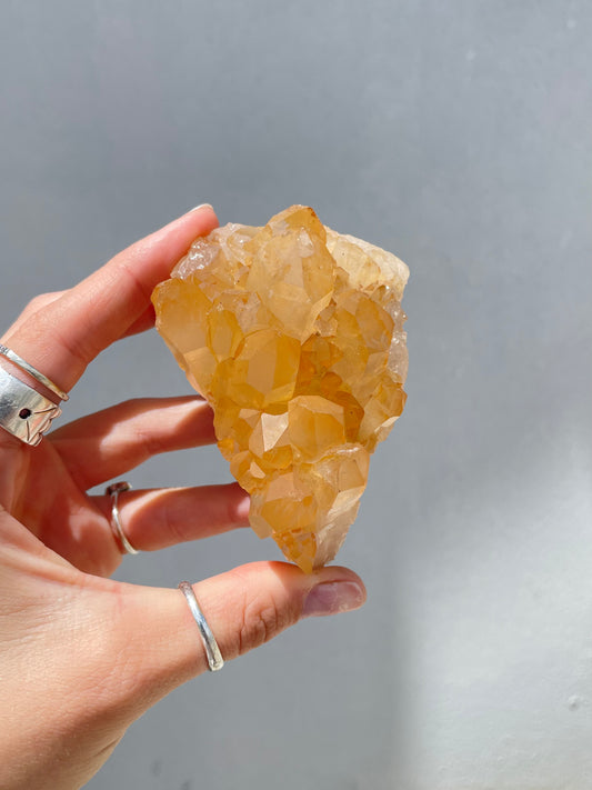 Tangerine Quartz Cluster