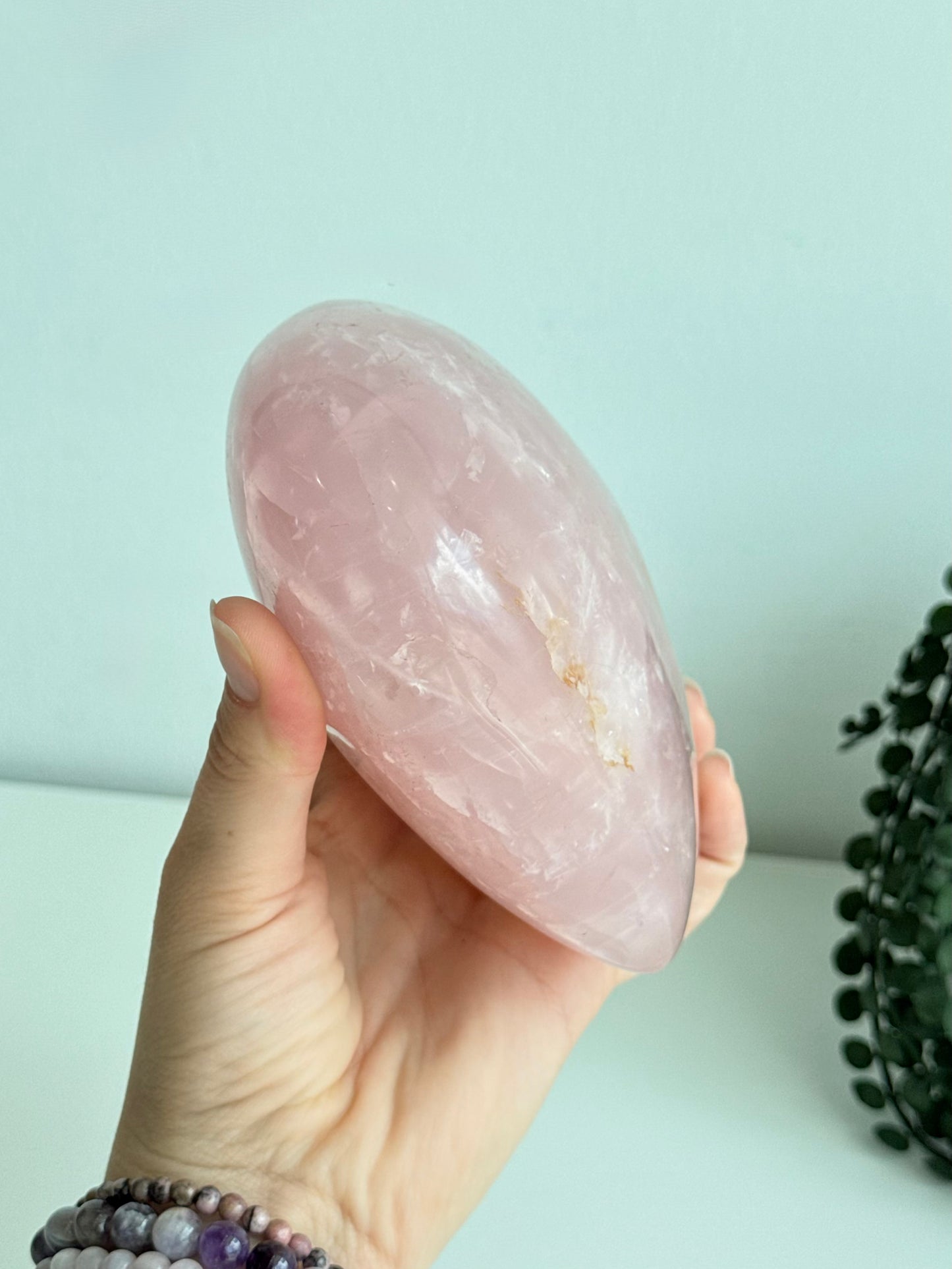 Rose Quartz Heart