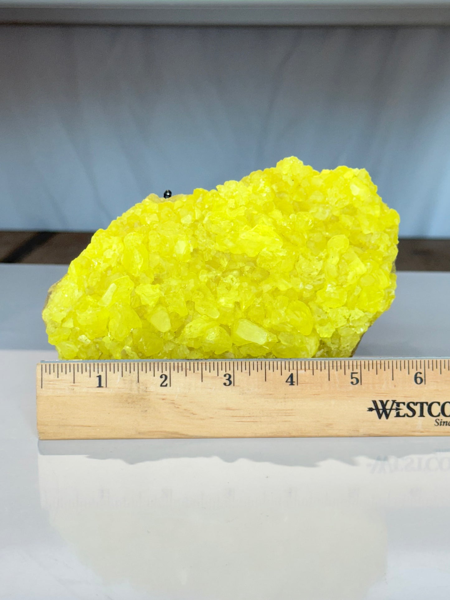 Crystallized sulfur