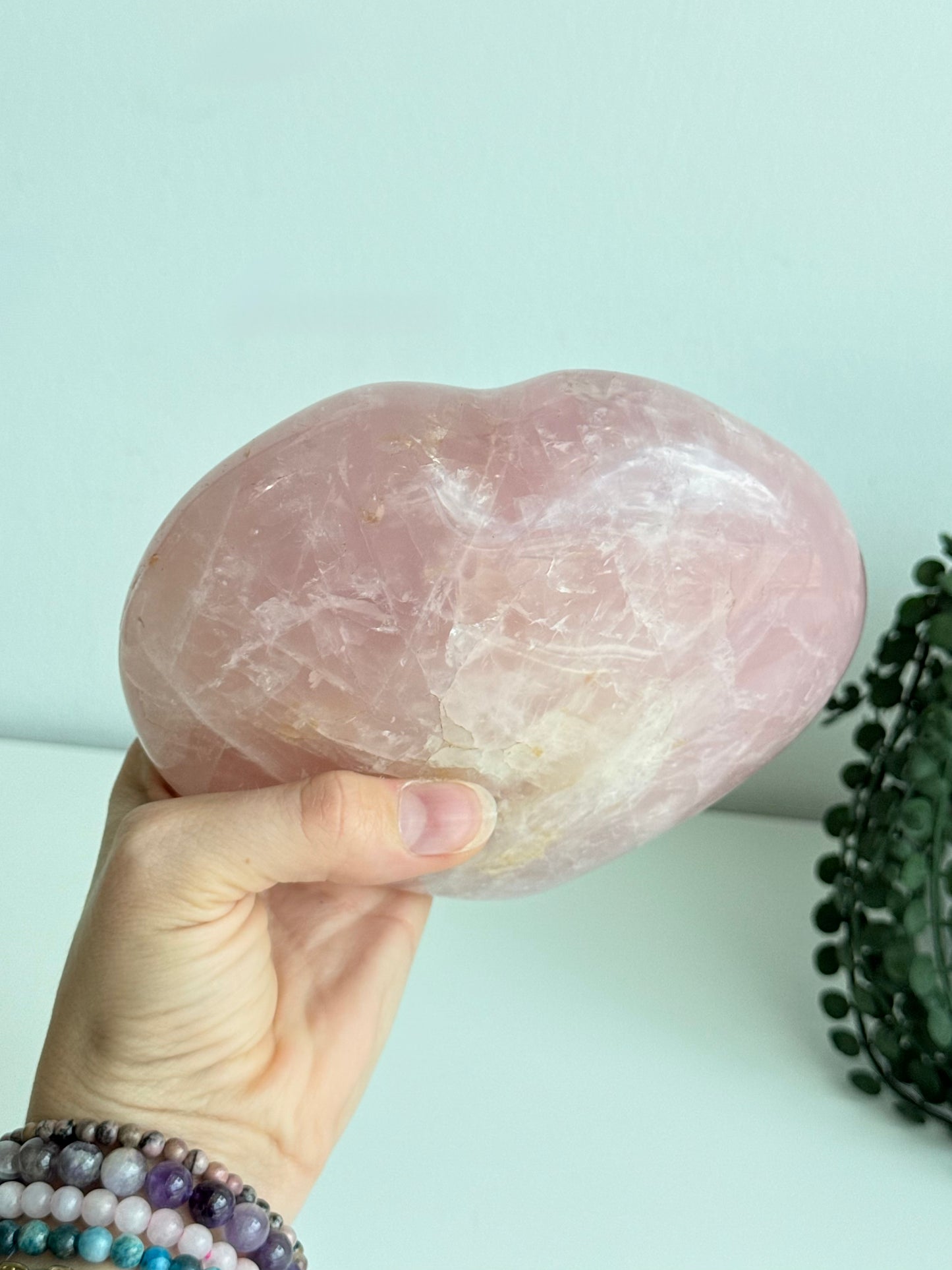 Rose Quartz Heart