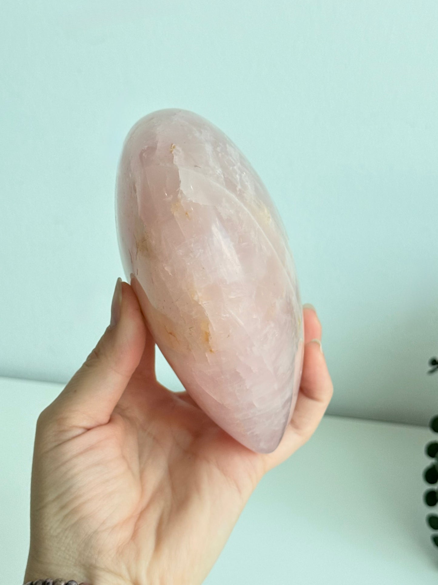 Rose Quartz Heart