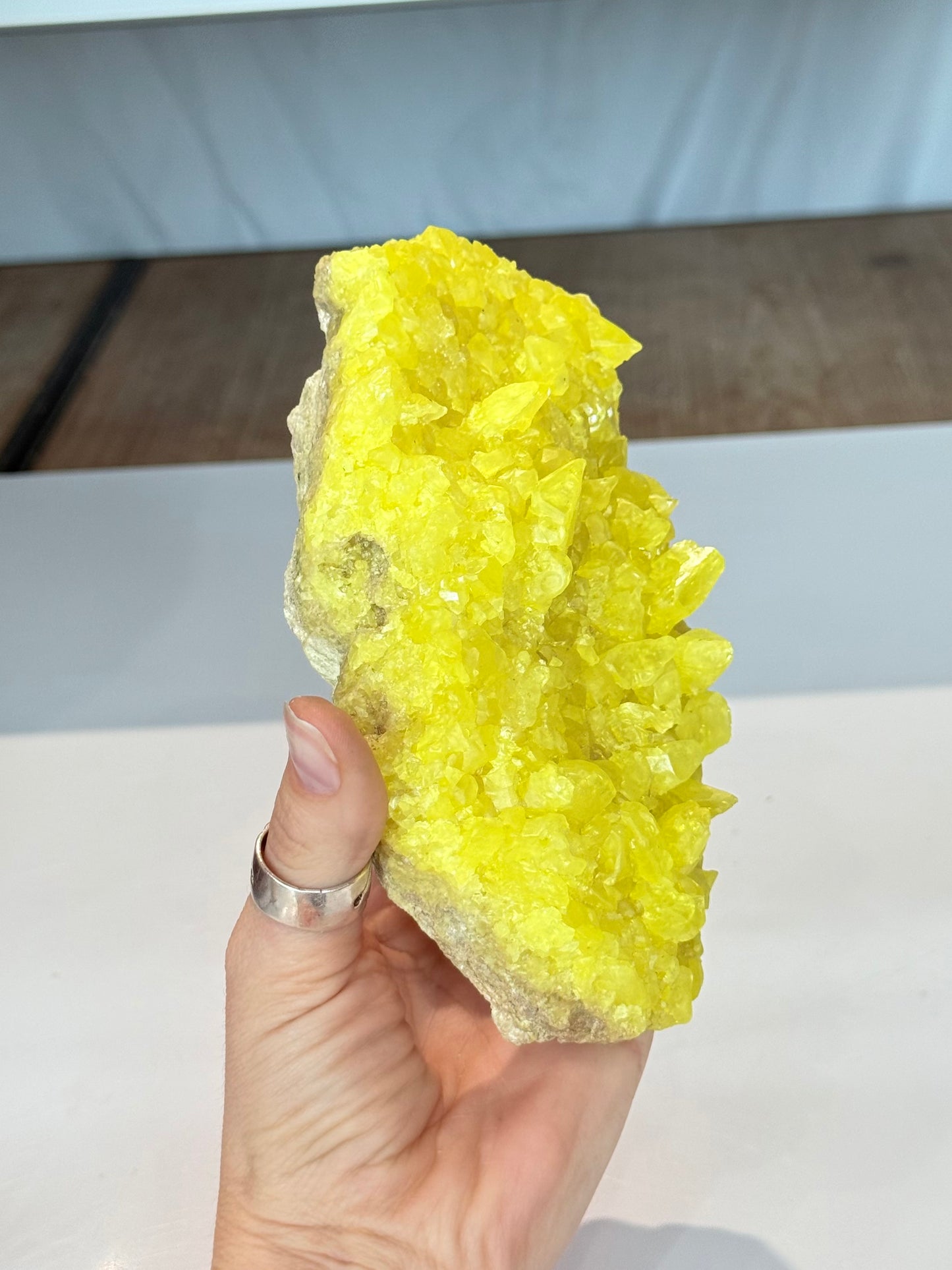 Crystallized sulfur