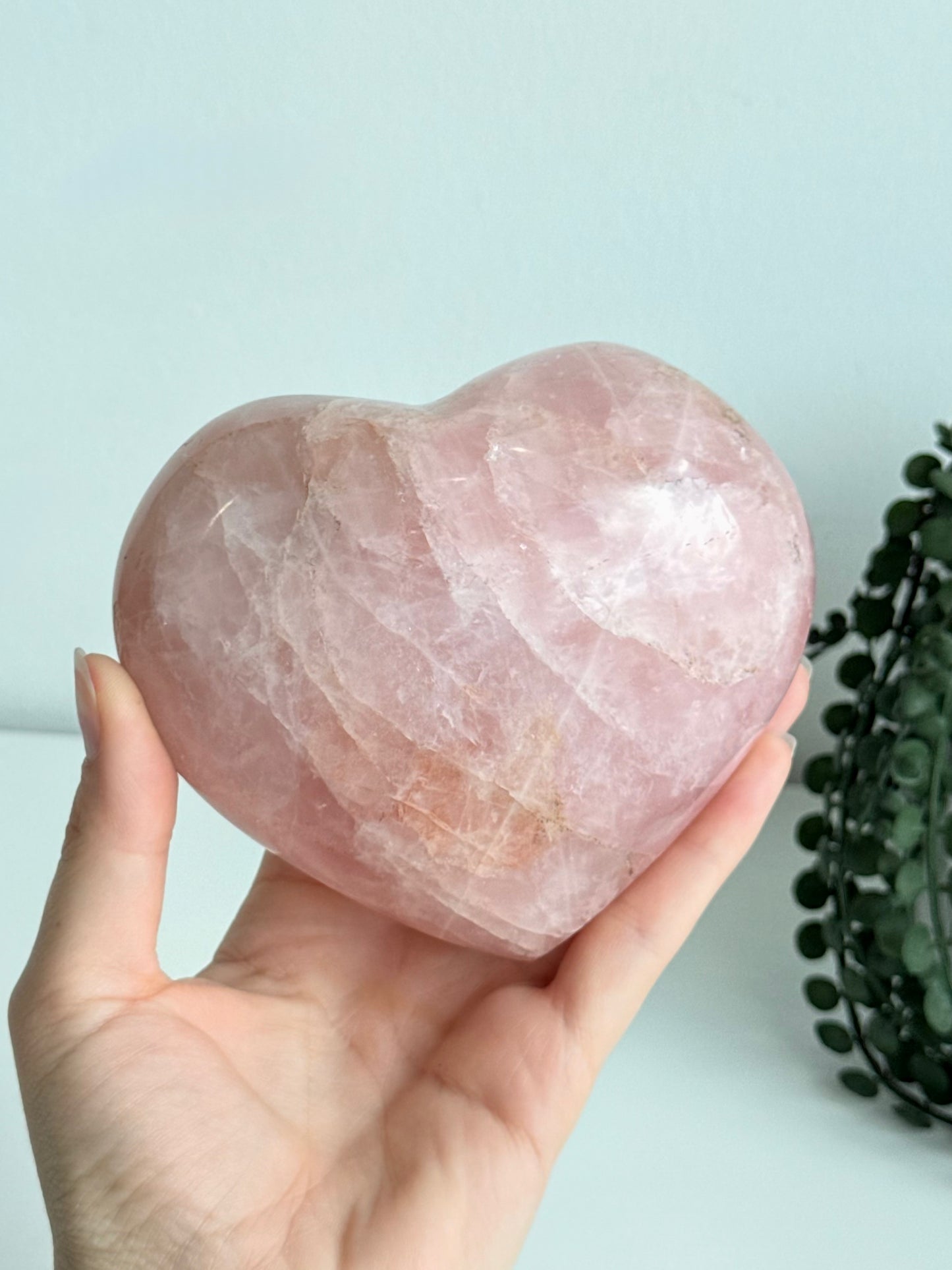 Rose Quartz Heart