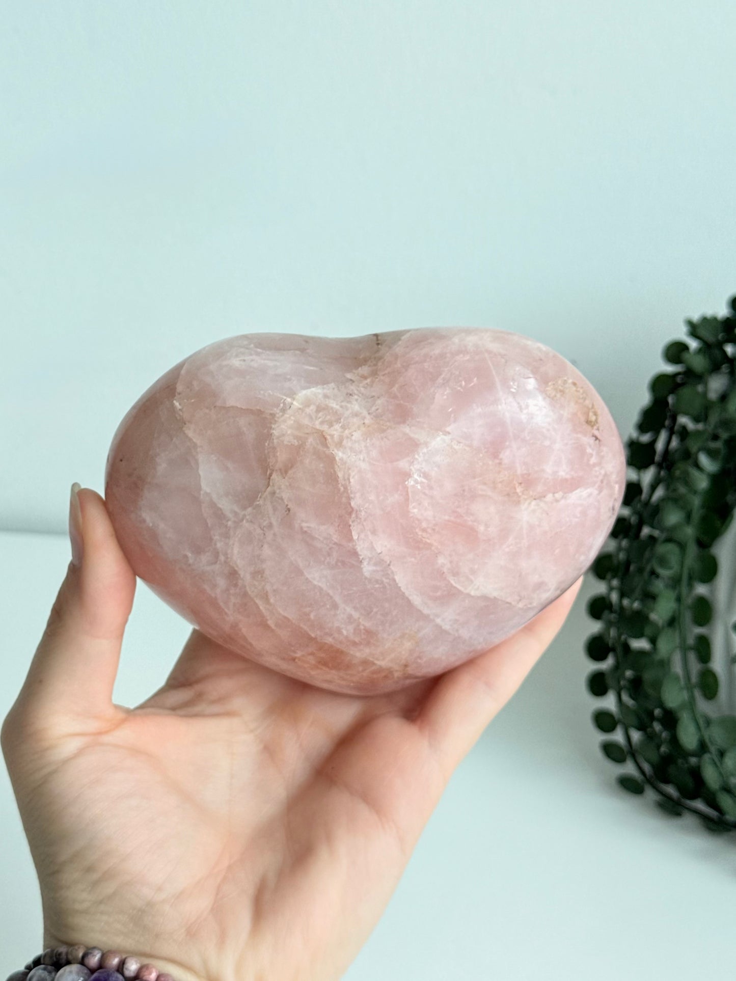 Rose Quartz Heart