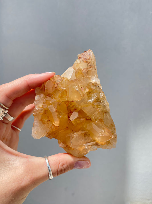 Tangerine Quartz Cluster