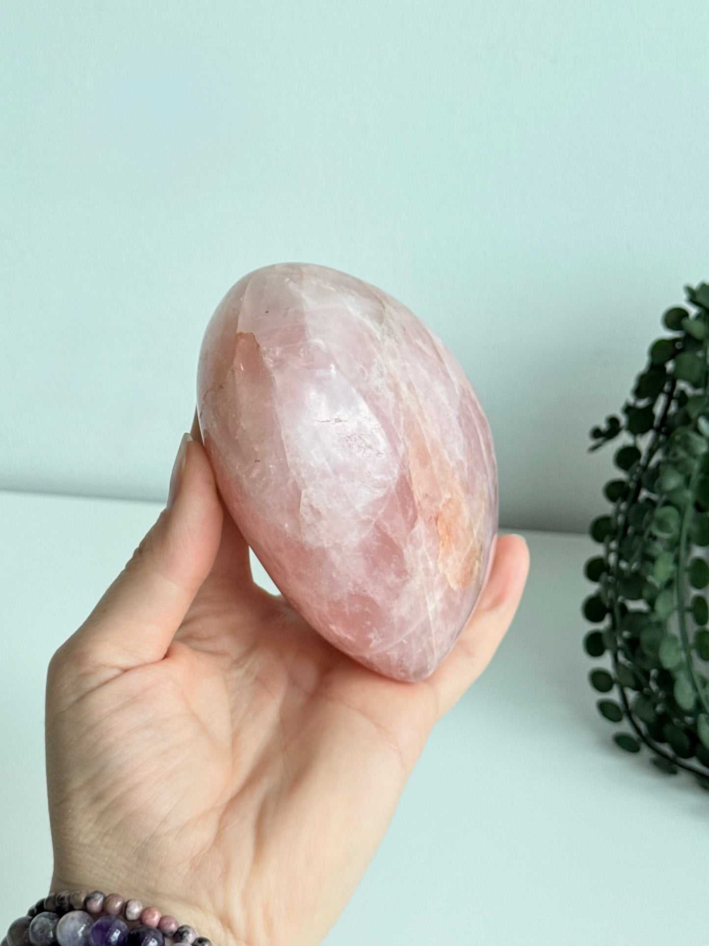 Rose Quartz Heart
