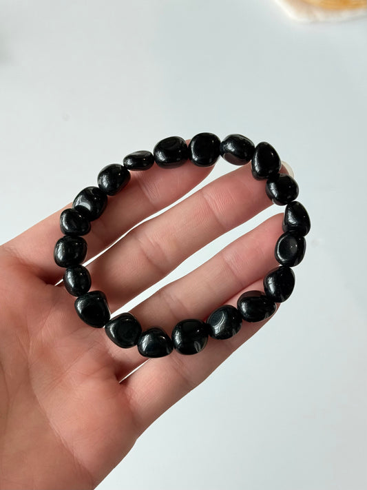 Obsidian Freeform Bracelet / Pulsera Freeform de Obsidiana