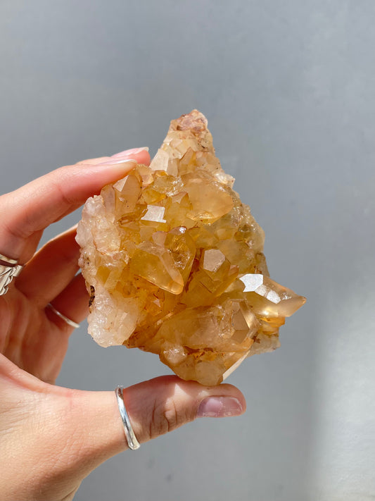 Tangerine Quartz Cluster