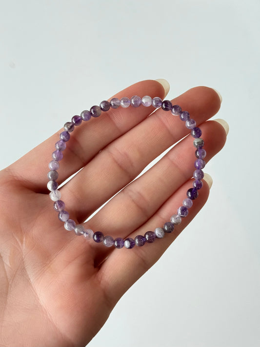 Amethyst 4mm Bracelet | Pulsera de Amatista 4mm