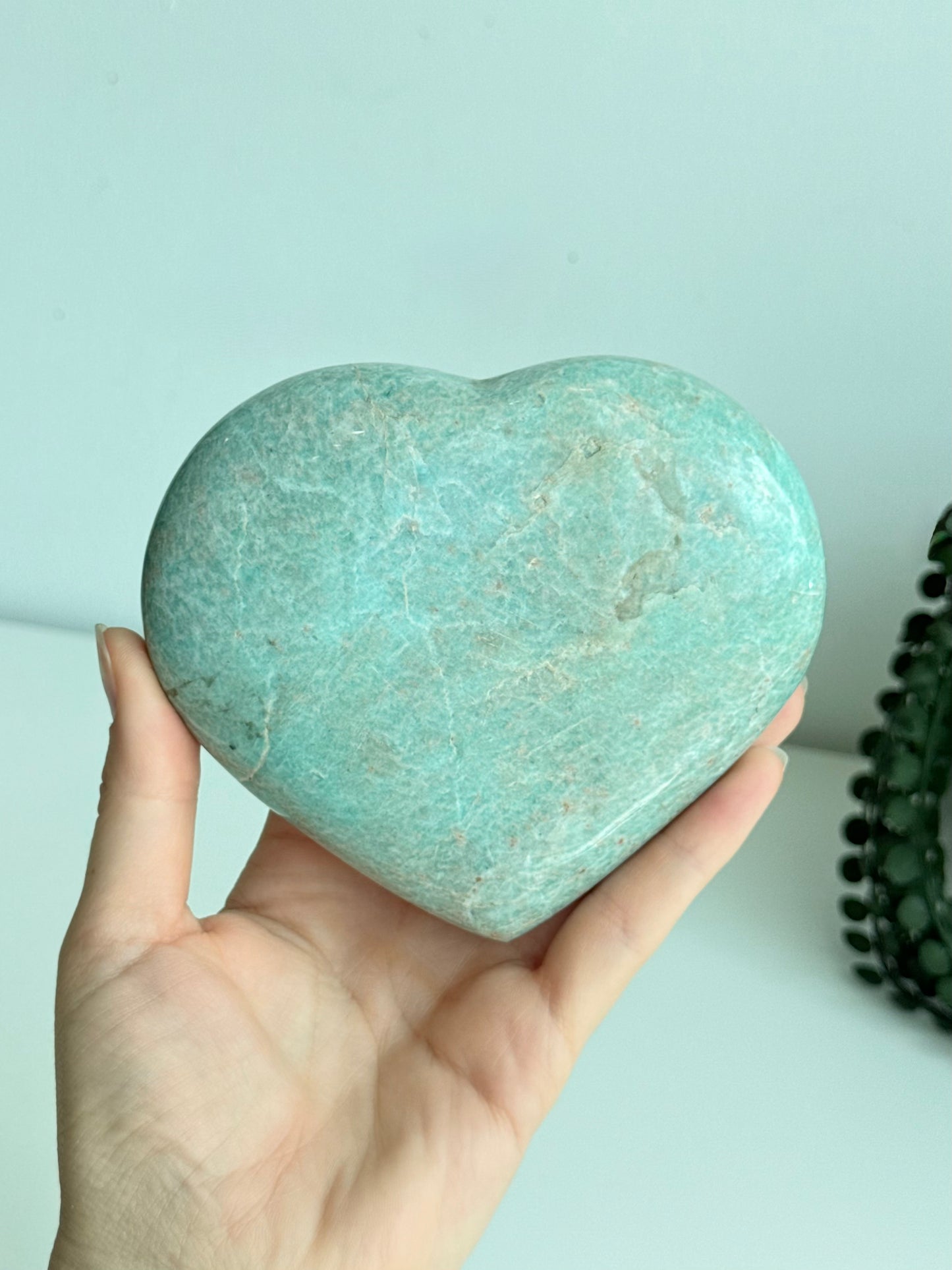 Amazonite Heart