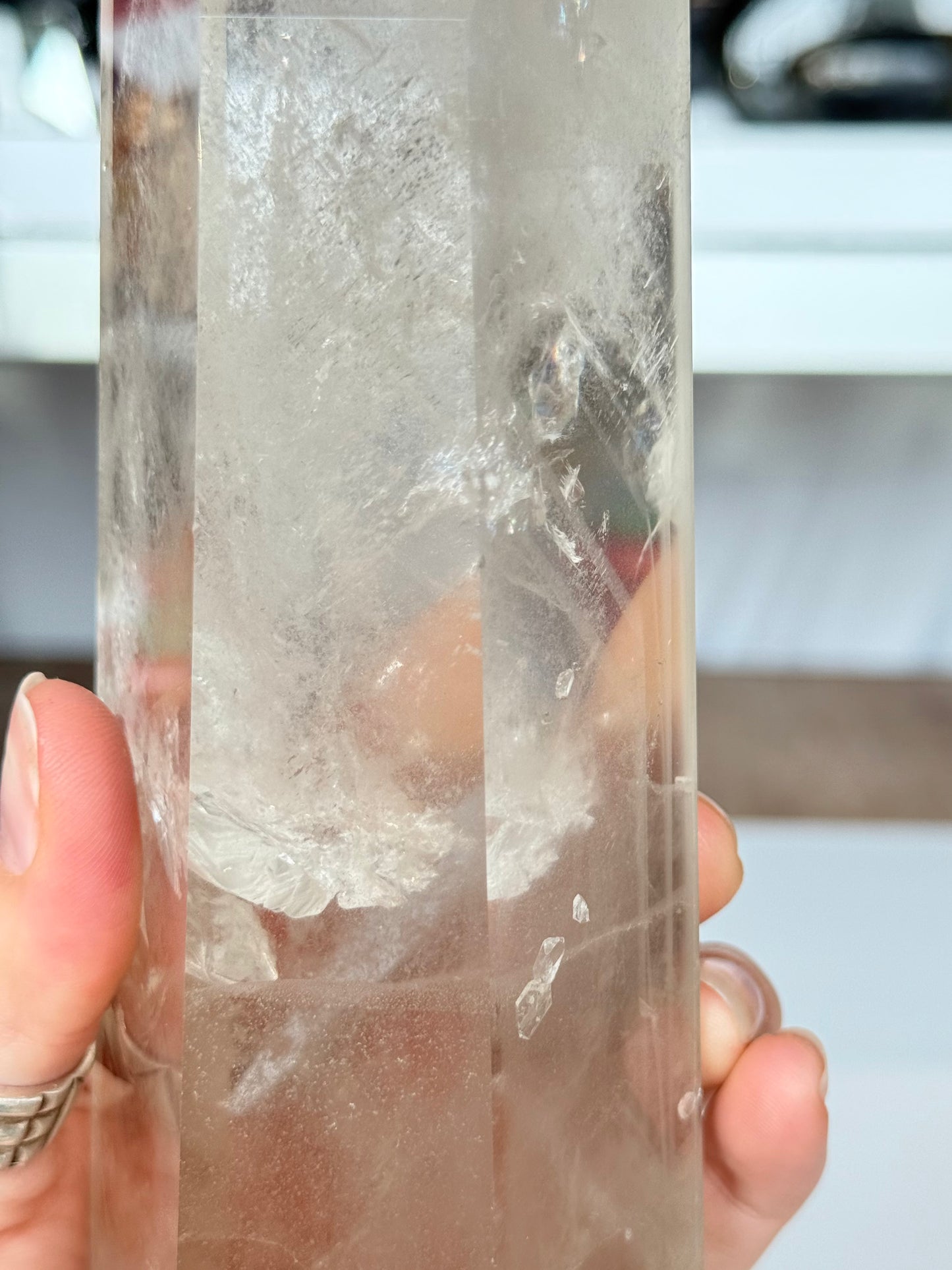 Phantom Smoky Quartz Point