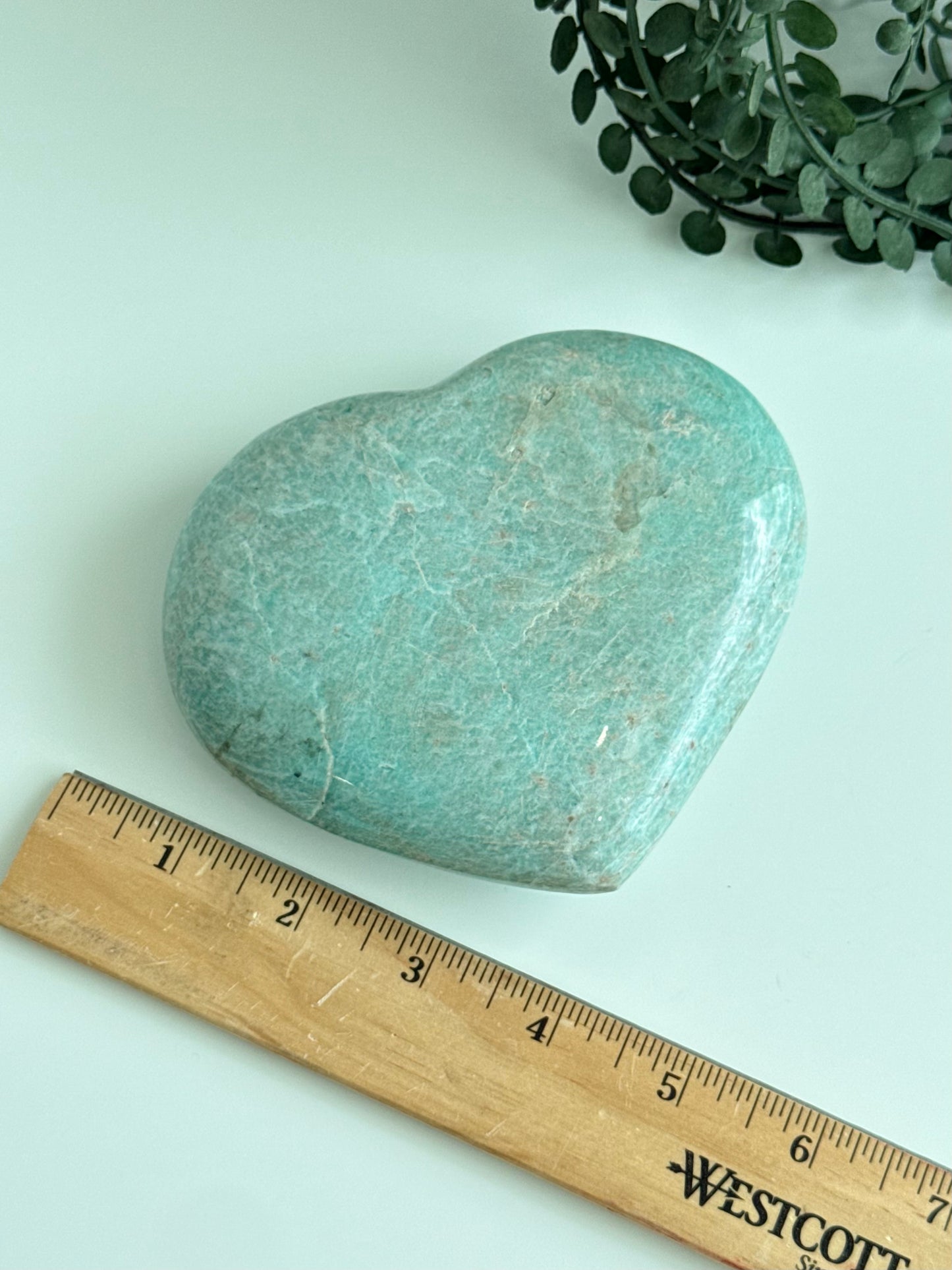 Amazonite Heart