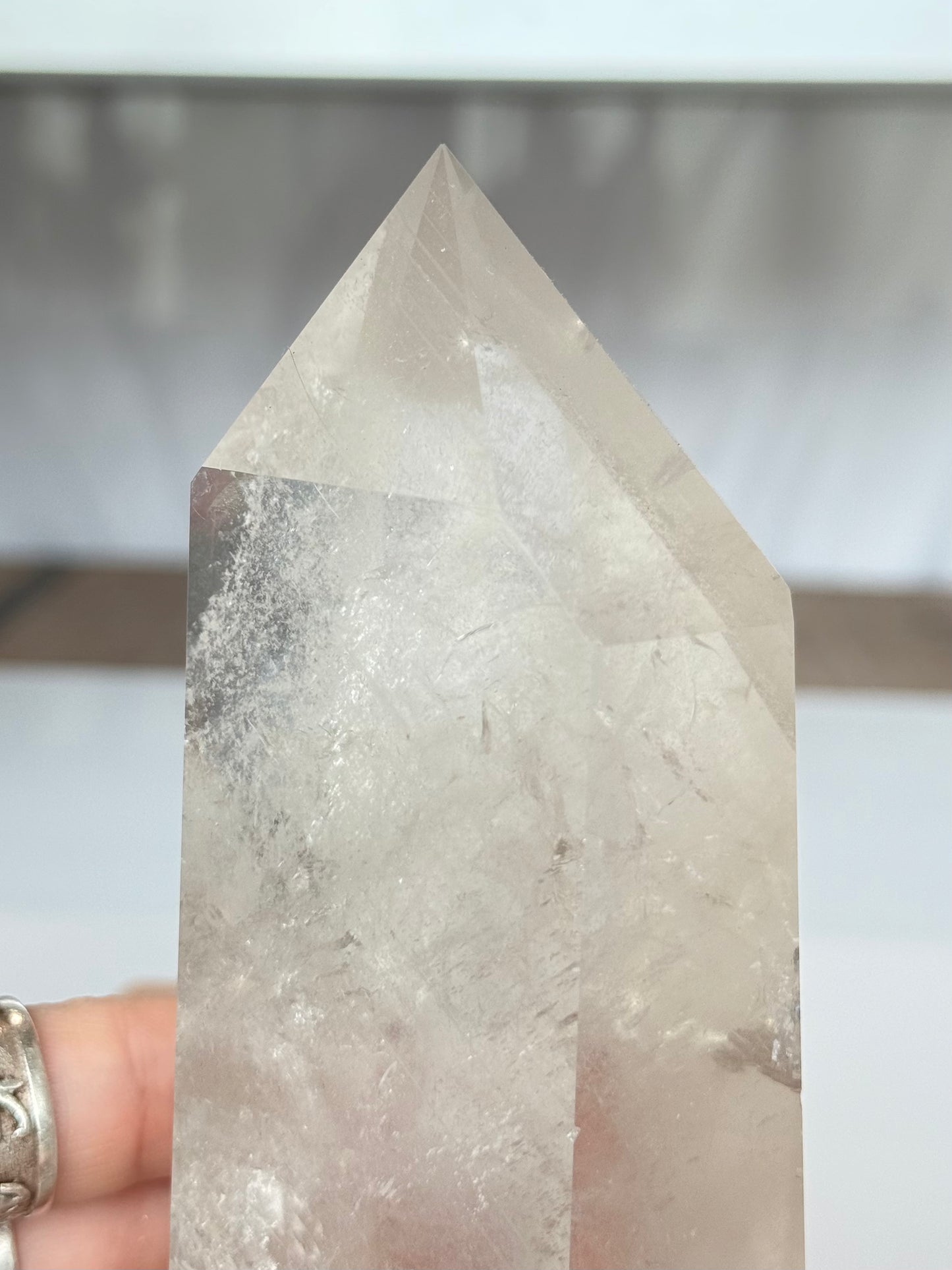 Phantom Smoky Quartz Point