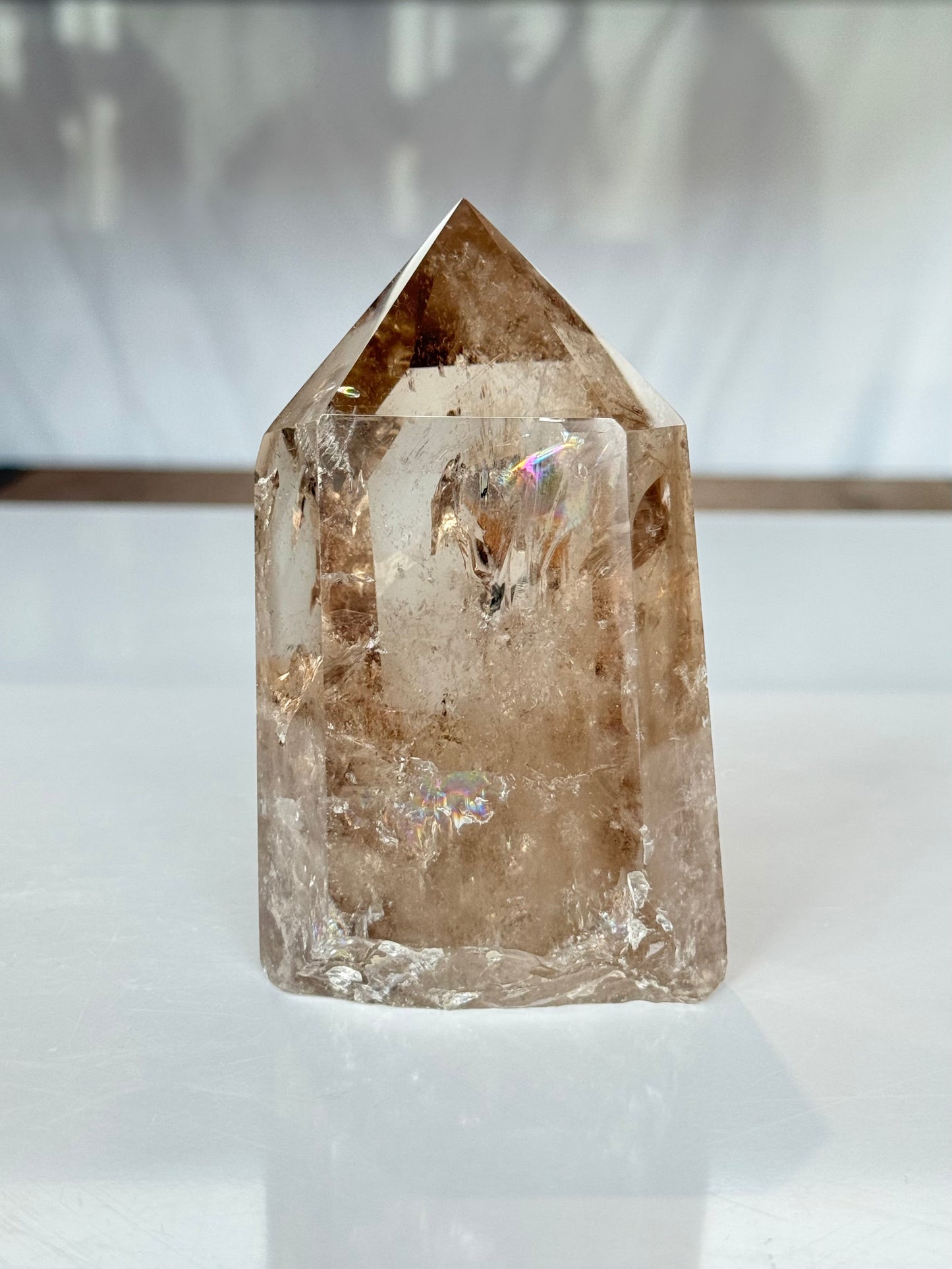 Smoky Quartz Rainbow Point