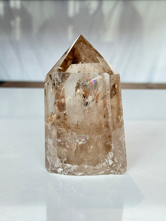 Smoky Quartz Rainbow Point