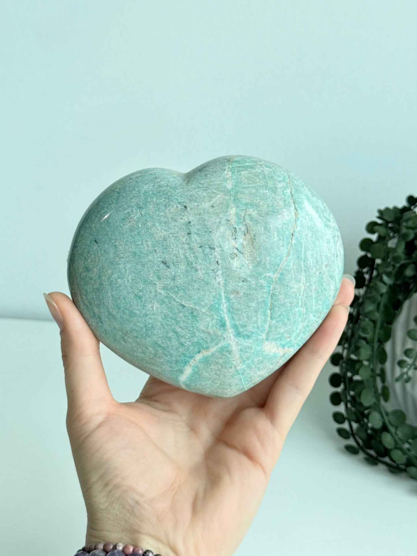 Amazonite Heart
