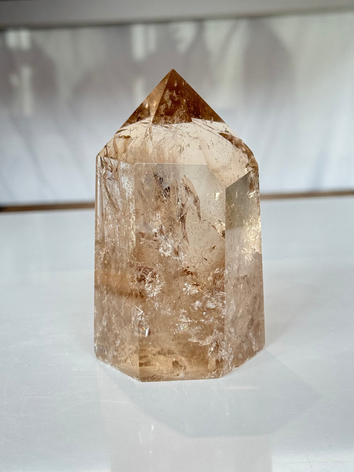 Smoky Quartz Rainbow Point