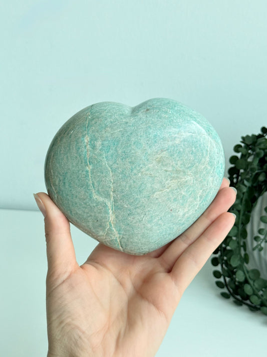 Amazonite Heart