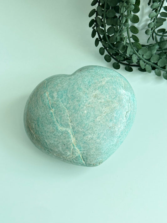 Amazonite Heart