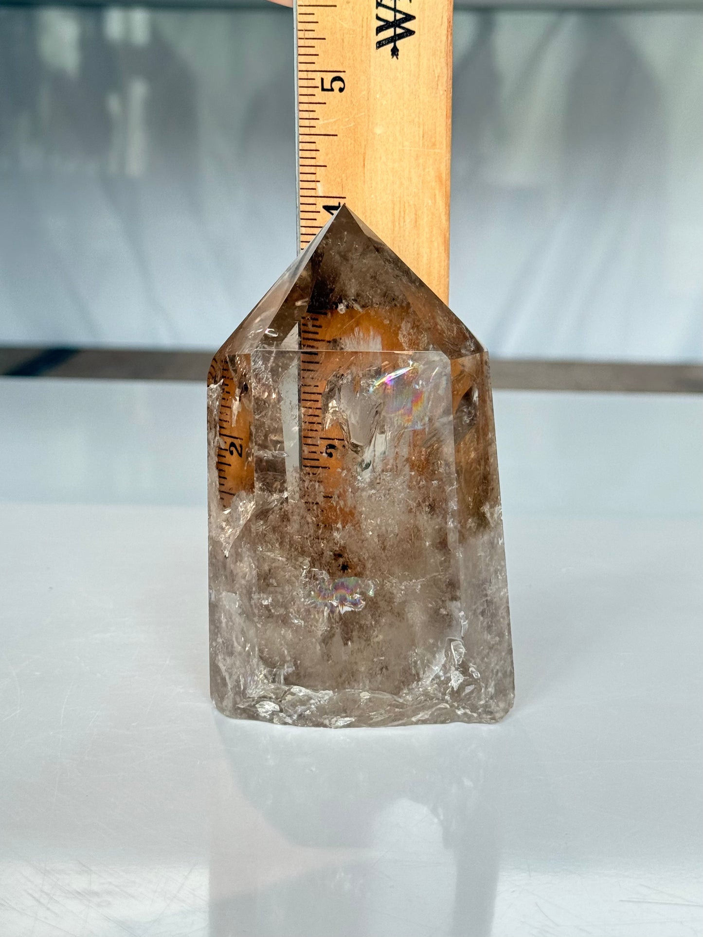 Smoky Quartz Rainbow Point