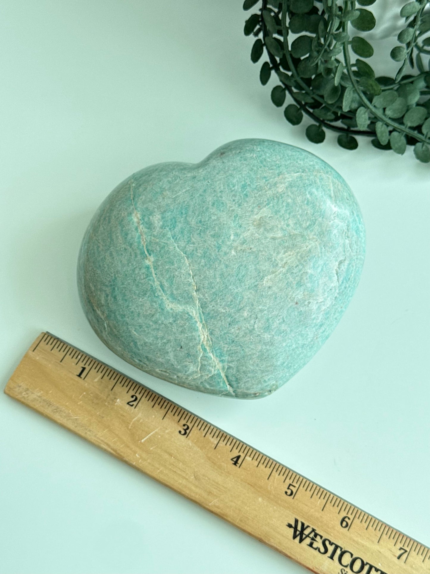 Amazonite Heart